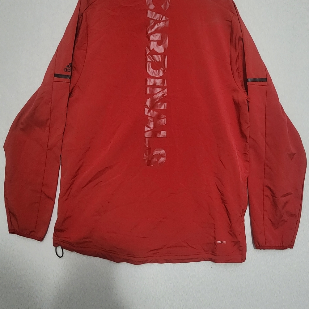 Adidas Men Medium Jacket Cardinal Logo - image 3